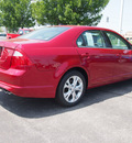ford fusion 2012 red sedan se gasoline 4 cylinders front wheel drive 6 speed automatic 46168