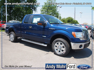 ford f 150 2012 dk  blue pickup truck gasoline 6 cylinders 2 wheel drive automatic 46168