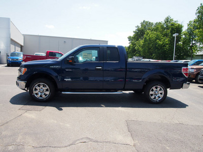 ford f 150 2012 dk  blue pickup truck gasoline 6 cylinders 2 wheel drive automatic 46168