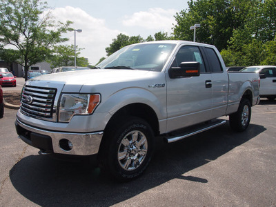 ford f 150 2012 silver flex fuel 8 cylinders 4 wheel drive automatic 46168