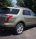 ford explorer 2013 gold suv limited flex fuel 6 cylinders 4 wheel drive shiftable automatic 46168