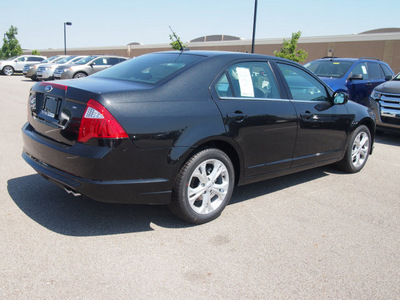 ford fusion 2012 black sedan se gasoline 4 cylinders front wheel drive 6 speed automatic 46168