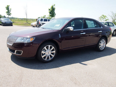lincoln mkz 2012 maroon sedan gasoline 6 cylinders front wheel drive shiftable automatic 46168
