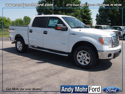 ford f 150 2012 white gasoline 6 cylinders 4 wheel drive automatic 46168