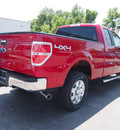 ford f 150 2012 red gasoline 6 cylinders 4 wheel drive automatic 46168