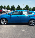 ford focus 2012 blue hatchback sel flex fuel 4 cylinders front wheel drive not specified 46168