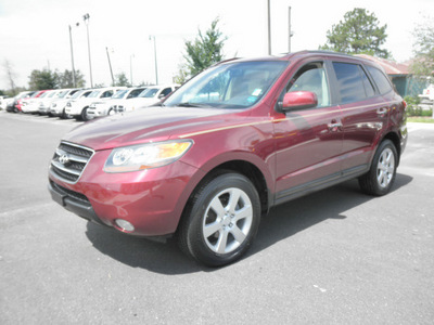 hyundai santa fe 2007 red suv limited gasoline 6 cylinders front wheel drive automatic 34788