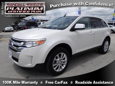 ford edge 2011 white suv limited gasoline 6 cylinders front wheel drive automatic 77388