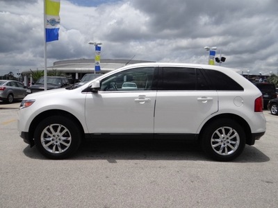 ford edge 2011 white suv limited gasoline 6 cylinders front wheel drive automatic 77388