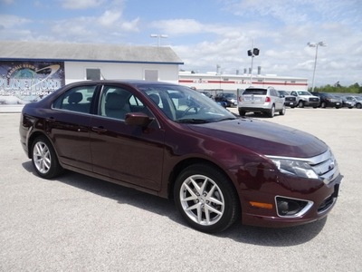 ford fusion 2011 maroon sedan sel flex fuel 6 cylinders front wheel drive automatic 77388