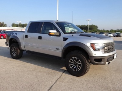 ford f 150 2012 silver svt raptor gasoline 8 cylinders 4 wheel drive 6 speed automatic 77388