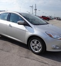 ford focus 2012 silver hatchback sel flex fuel 4 cylinders front wheel drive 6 speed automatic 77388