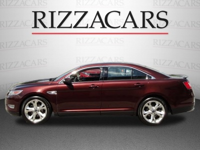 ford taurus 2010 dk  red sedan sho awd gasoline 6 cylinders all whee drive automatic with overdrive 60546