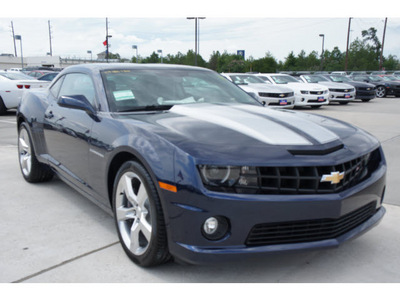 chevrolet camaro 2012 blue coupe gasoline 8 cylinders rear wheel drive automatic 77090