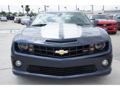 chevrolet camaro 2012 blue coupe gasoline 8 cylinders rear wheel drive automatic 77090