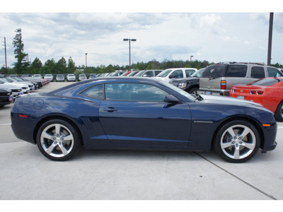 chevrolet camaro 2012 blue coupe gasoline 8 cylinders rear wheel drive automatic 77090