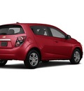 chevrolet sonic 2012 red hatchback gasoline 4 cylinders front wheel drive 6 spd auto aud sys,am fm ster w cd 77090