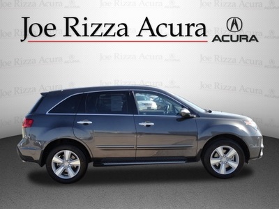 acura mdx 2011 dk  gray suv tech awd gasoline 6 cylinders all whee drive automatic with overdrive 60462