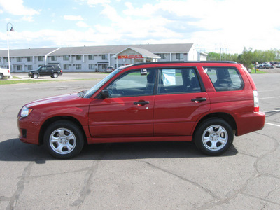 subaru forester 2007 dk  red suv 2 5 x gasoline 4 cylinders all whee drive automatic 55811