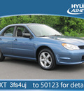 subaru impreza 2007 blue sedan 2 5i awd gasoline 4 cylinders all whee drive 5 speed manual 28805