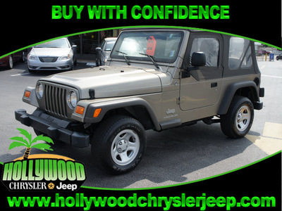 jeep wrangler 2005 beige suv se gasoline 4 cylinders 4 wheel drive 6 speed manual 33021