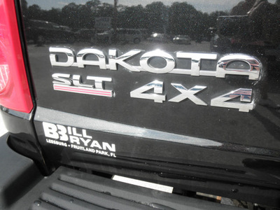 dodge dakota 2007 black slt gasoline 6 cylinders 4 wheel drive automatic 34731