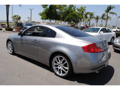 infiniti g35 2006 gray coupe gasoline 6 cylinders rear wheel drive 6 speed manual 91761