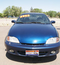 chevrolet cavalier 2002 indigo blue coupe z24 gasoline 4 cylinders front wheel drive 5 speed manual 80911