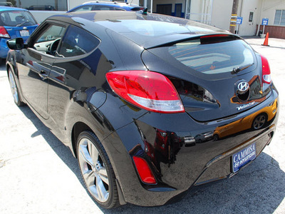 hyundai veloster 2012 black coupe gasoline 4 cylinders front wheel drive automatic 94010