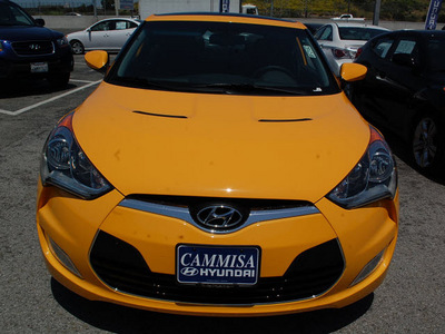 hyundai veloster 2012 yellow coupe gasoline 4 cylinders front wheel drive automatic 94010
