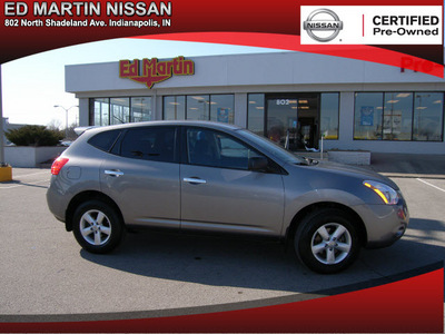 nissan rogue 2010 lt  gray awd 4dr s gasoline 4 cylinders automatic 46219
