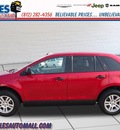 ford edge 2007 red suv se gasoline 6 cylinders front wheel drive automatic 47130