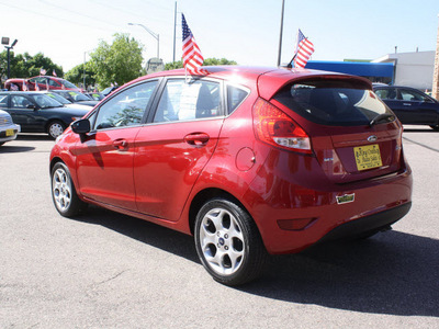 ford fiesta 2011 red hatchback ses gasoline 4 cylinders front wheel drive automatic 80229