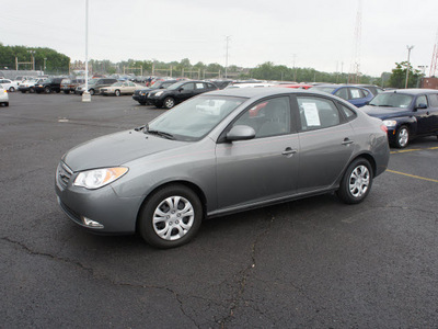 hyundai elantra 2010 gray sedan gasoline 4 cylinders front wheel drive automatic 19153