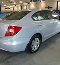 honda civic 2012 lt  blue sedan lx gasoline 4 cylinders front wheel drive automatic 28557