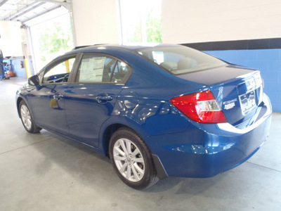honda civic 2012 blue sedan ex gasoline 4 cylinders front wheel drive automatic 28557