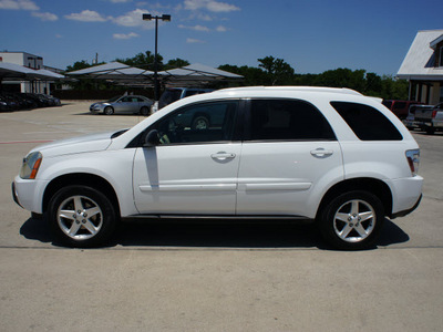 chevrolet equinox 2005 white suv lt gasoline 6 cylinders front wheel drive automatic 76087