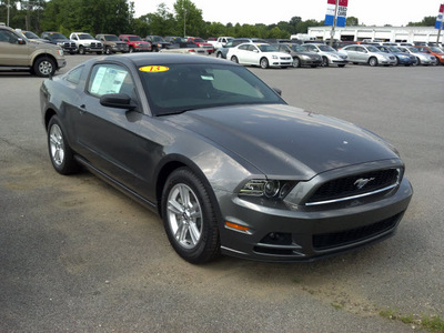 ford mustang 2013 gray coupe v6 gasoline 6 cylinders rear wheel drive 6 speed automatic 62863