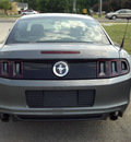 ford mustang 2013 gray coupe v6 gasoline 6 cylinders rear wheel drive 6 speed automatic 62863