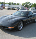 chevrolet corvette 2003 black coupe gasoline 8 cylinders rear wheel drive 6 speed manual 62863