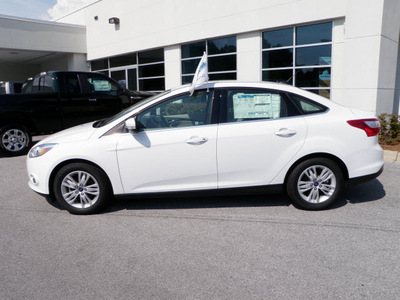 ford focus 2012 white sedan sel flex fuel 4 cylinders front wheel drive automatic 32401