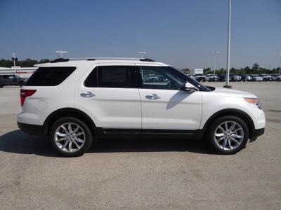 ford explorer 2013 white suv limited flex fuel 6 cylinders 2 wheel drive shiftable automatic 77388