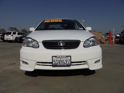 toyota corolla 2006 white sedan s gasoline 4 cylinders front wheel drive automatic 90241