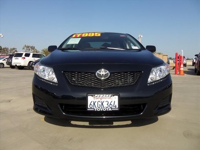 toyota corolla 2010 black sedan le gasoline 4 cylinders front wheel drive automatic 90241