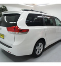 toyota sienna 2012 white van le 8 passenger gasoline 6 cylinders front wheel drive not specified 91731