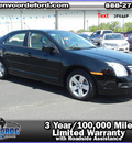 ford fusion 2008 black sedan se gasoline 4 cylinders front wheel drive automatic 56301