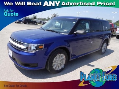 ford flex 2013 blue wagon se gasoline 6 cylinders front wheel drive 6 speed automatic 77388
