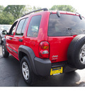 jeep liberty 2003 red suv sport gasoline 6 cylinders 4 wheel drive automatic with overdrive 07730