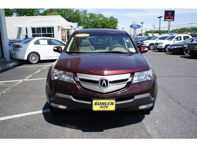 acura mdx 2008 dark cherry suv gasoline 6 cylinders all whee drive automatic 07724