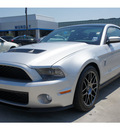 ford shelby gt500 2012 silver coupe gasoline 8 cylinders rear wheel drive standard 77090